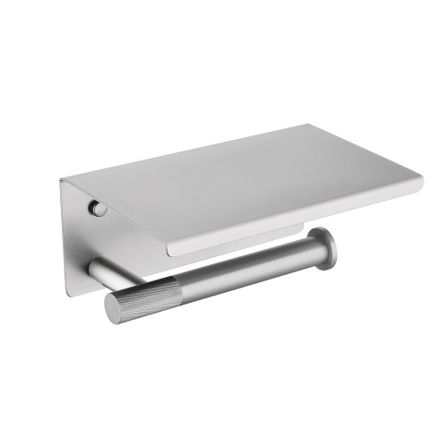 Бумагодержатель с полкой, сатин 9528