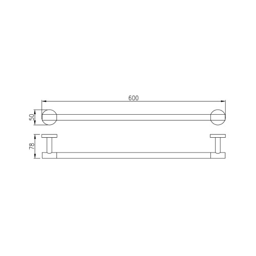 Держатель для полотенца , металл 9531