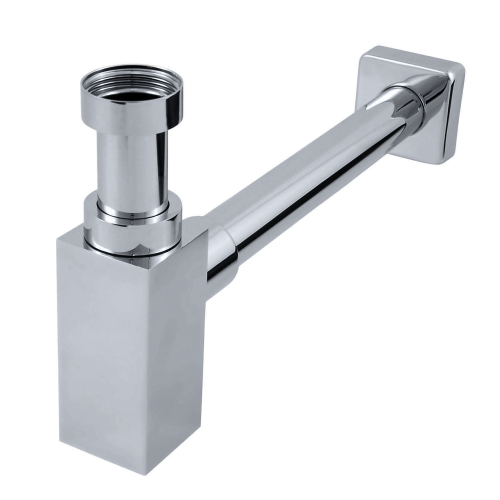 Сифон для раковины квадратный, хром A-1013
