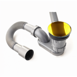 Слив-перелив для ванны push and open, матовое золото A-9005