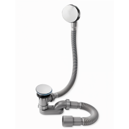 Слив-перелив для ванны push and open, хром A-9005