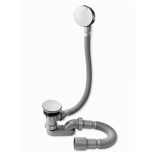 Слив-перелив для ванны push and open, хром A-9005