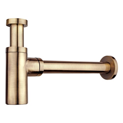 Сифон для раковины круглый, бронза A-9010