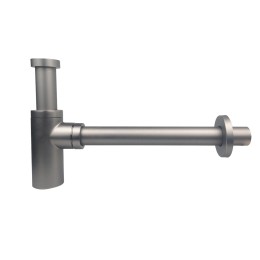 Сифон для раковины круглый, металл A-9010