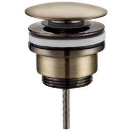 Донный клапан для раковины универсальный, бронза A-9091