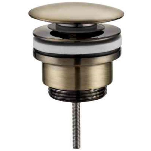 Донный клапан для раковины универсальный, бронза A-9091