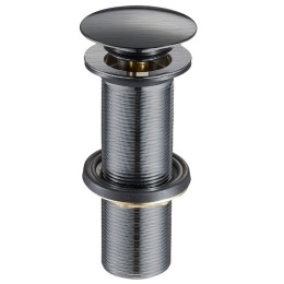 Донный клапан для раковины длинный, металл A-9153