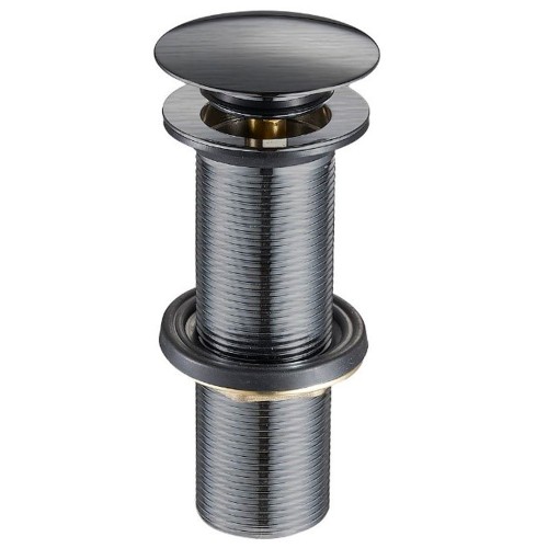 Донный клапан для раковины длинный, металл A-9153