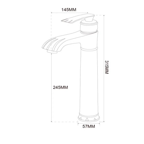 Смеситель для раковины, бронза ANTIC 1560