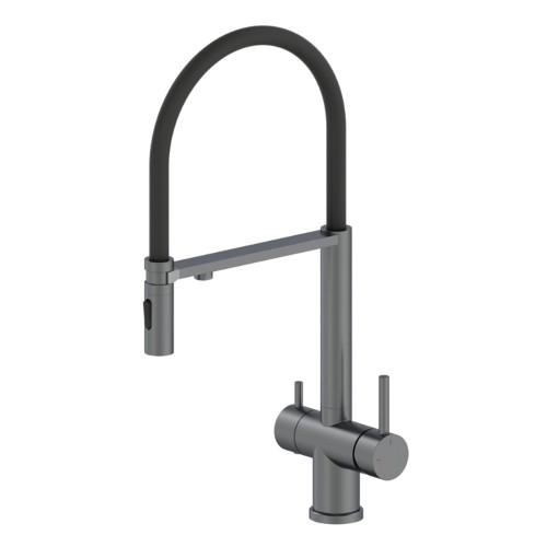 Смеситель для кухни, металл 2049