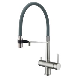 Смеситель для кухни, сатин 2074
