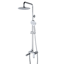 Душевая система для ванны со смесителем, хром 5006