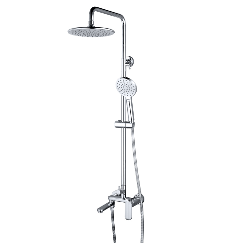 Душевая система для ванны со смесителем, хром 5006