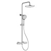 Душевая система для ванны с термостатом, хром 5025