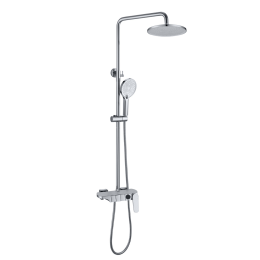 Душевая система для ванны со смесителем, хром 5077