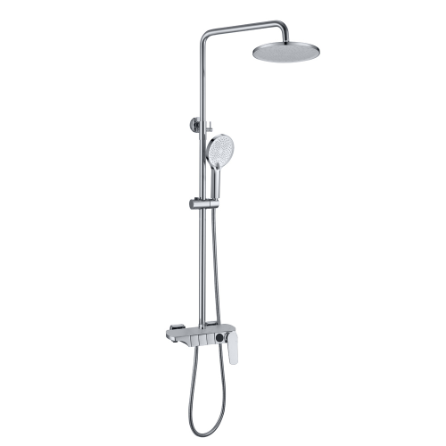 Душевая система для ванны со смесителем, хром 5077