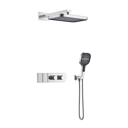 Душевая система для ванны встраиваемая с термостатом, хром 5091