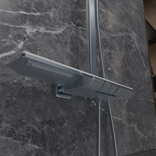 Душевая система для ванны с термостатом, хром 5097