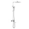 Душевая система для ванны со смесителем, хром 5550
